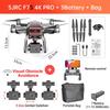 2024 Новый дрон F7s 4K PRO 4K HD ESC Камера Обход препятствий GPS 5G WiFi 3-осевой подвес EIS FPV Бесщеточный квадрокоптер 3 км Обход препятствий Дрон Игрушка