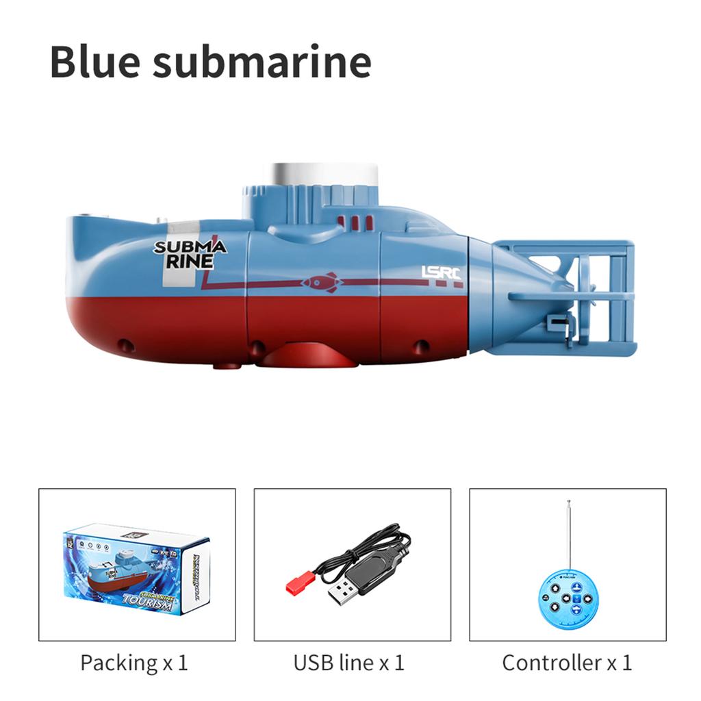 Non-Toxic Rc Boat Bmarine Toy Simulation Mini Ship Waterproof Rechargeable Model 2.4G Remote Control Submarine Toys For Children Gift