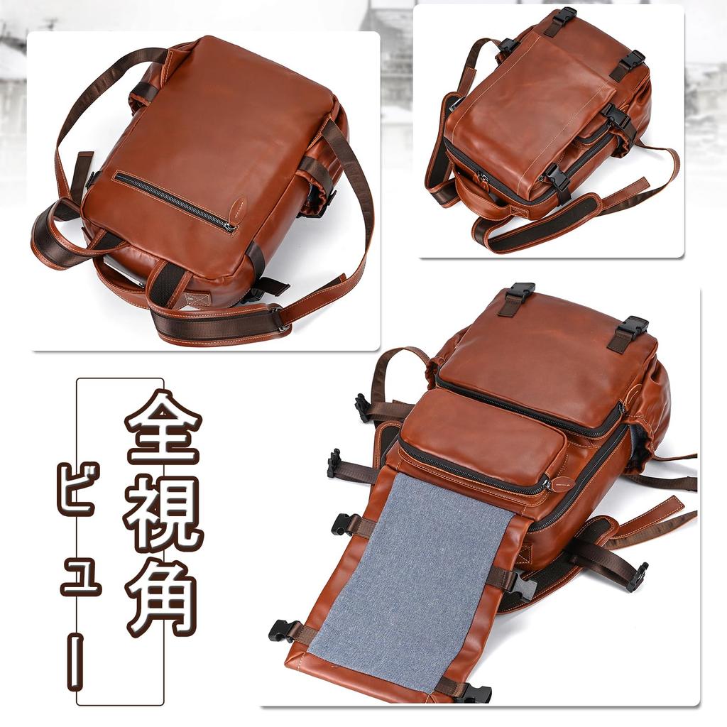 Рюкзак из натуральной кожи wifreo для мужчин, большой вместимости, формата A4, подходит для 14-дюймового ноутбука, кожаный рюкзак для поездок на работу, учебы, бизнеса, для студентов,