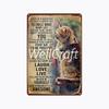 [ WellCraft ] 20*30cm You Are My Sunshine Cat Metal Poster Tin sign Vintage Wall Plaque Decor WX-62-1