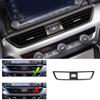 For Honda Accord 10th Gen 2018   Carbon Fiber Style Interior Dashboard Air Vent AC Outlet Cover Molding Trim Decals