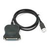 Кабель-конвертер USB папа на DB25 мама параллельный для принтера 25-контактный адаптерный шнур