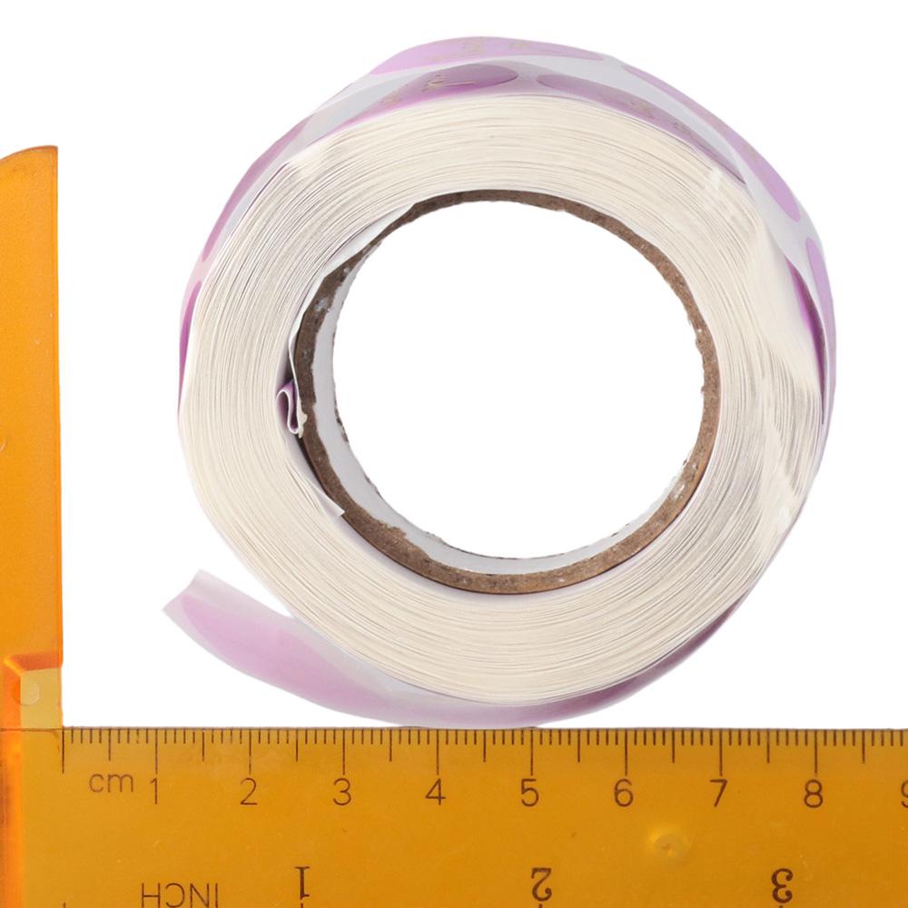 500 Pcs Purple Label Stickers Round Label Roll Self-Adhesive Stickers Birthdays