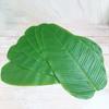 Tropical Artificial Banana Leaf Place Mats Large Drink Cup Coasters Fruits Plate  Table Decoration