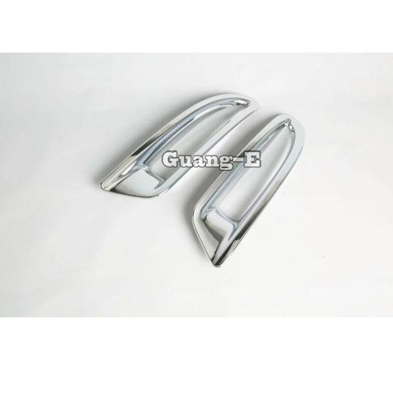 For Mazda6 Mazda 6 Atenza 2014 2015 2016 2017 2018 Car Detector ABS Trim Back Tail Rear Fog Light Lamp Frame Stick 2PCs