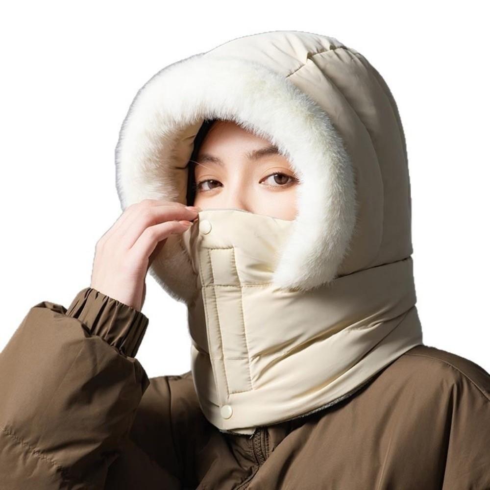 Warm Scarf Mask Integrated Hat Coldproof Helmet Cap New Lei Feng Hat Autumn and Winter