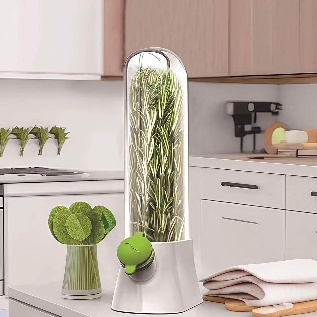 Продлители для сохранения трав Поддерживают свежесть 2 3 интервал Видимая крышка Вентилируемое дно Безопасны для хранения в холодильнике