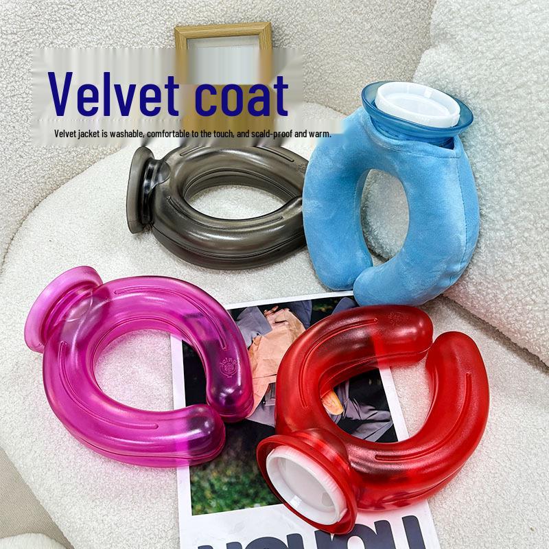 Подушка-подголовник U-образной формы двойного назначения: Бутылка для горячей/холодной воды и пакет со льдом для комфорта в любое время года