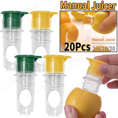 2-20 шт. Милая ручная соковыжималка Мини-соковыжималка для фруктов Пресс для лимона Ручное вращение Выжимание сока Выжимка с фильтром Кухонный инструмент Гаджеты