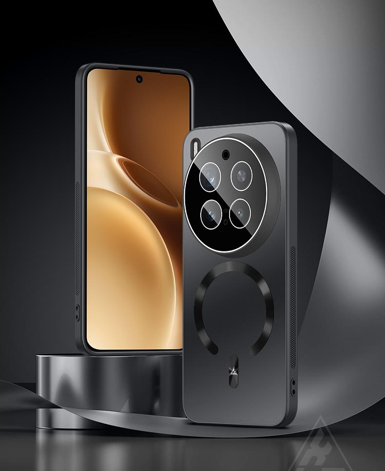Для VIVO X300 Pro Чехол Жесткий ПК Матовый Магнитная беспроводная зарядка Защита объектива Задняя крышка Для VIVO X300 Pro Корпус телефона