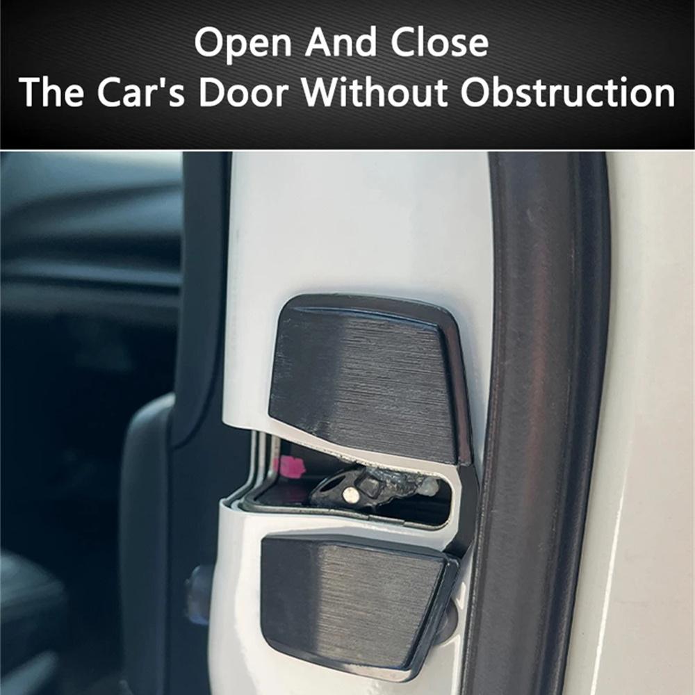 4 Set Car Door Lock Stabilizer Protector Lock Buckle Cover Fit  For Subaru All S
