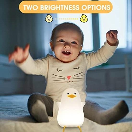 Sitting Duck Soft Silicone Lamps, Night Lamp for Room