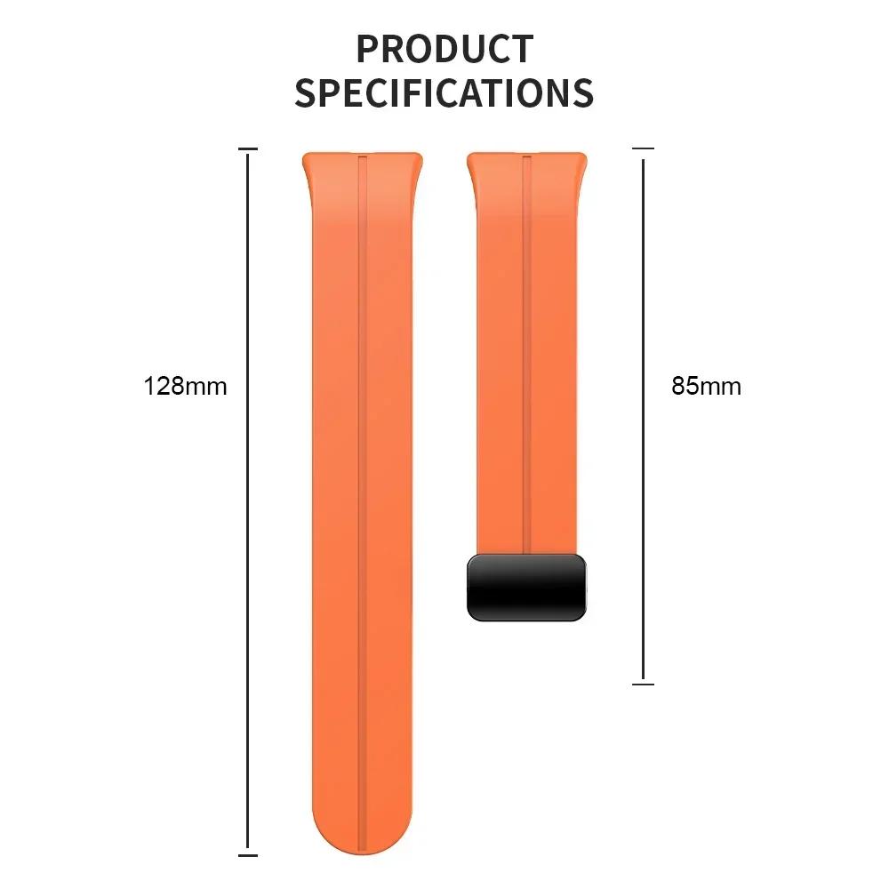 Ремешок для часов Samsung Galaxy Fit 3, магнитная застежка, силиконовый браслет для Samsung Galaxy Fit 3, сменный браслет Correa