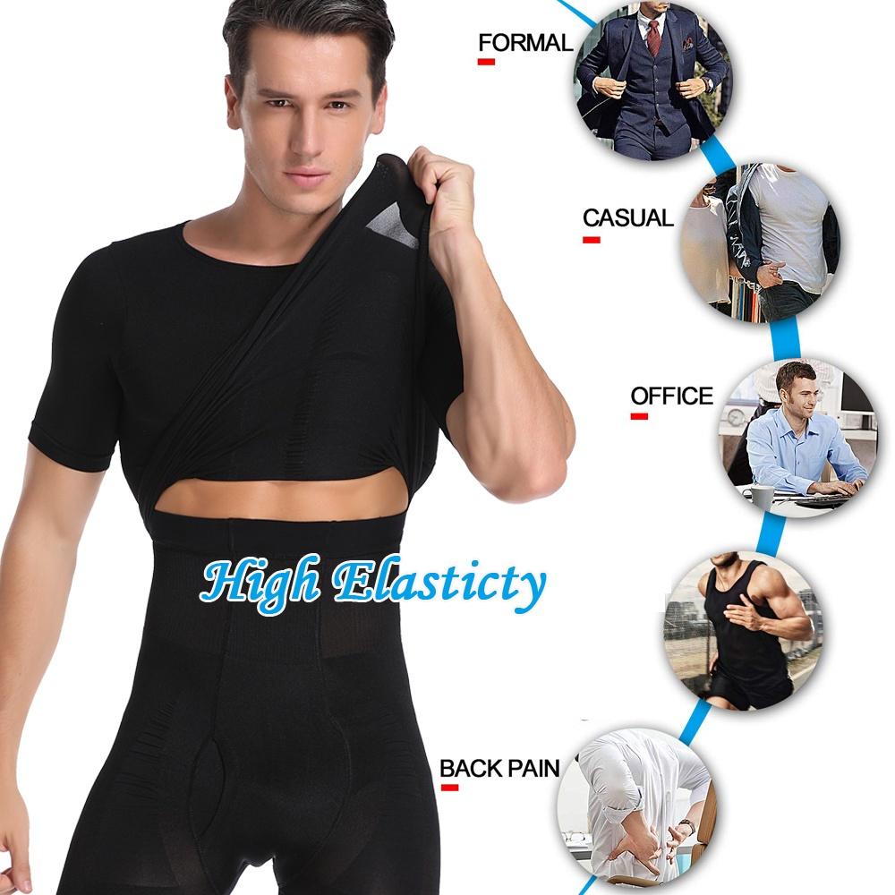 Жилет для похудения для мужчин, компрессионные рубашки для груди, гинекомастии, корректирующее белье, корректирующее белье