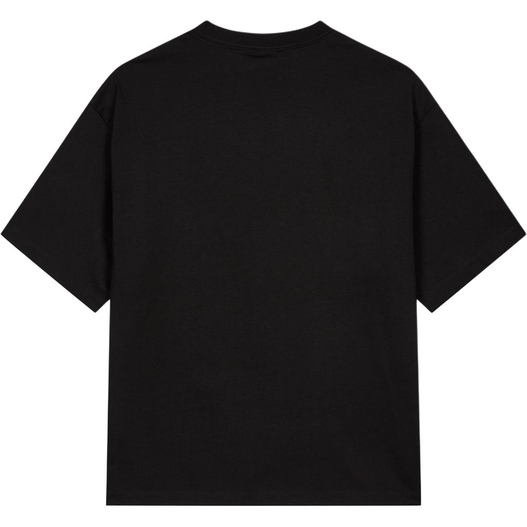 Calvin Klein Футболка мужская с круглым вырезом свободного кроя с буквенно-цифровым принтом, черная 4RB846G-UB1