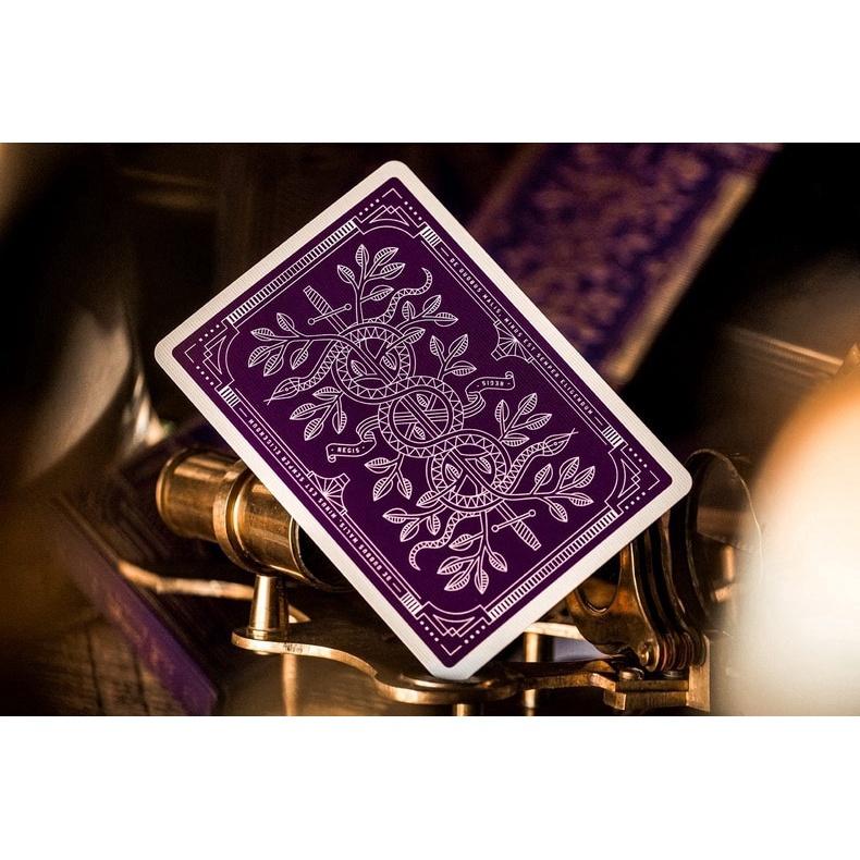 Игральные карты Theory11 Purple Monarch USPCC Bicycle Monarchs, колода, карточные игры, магические трюки