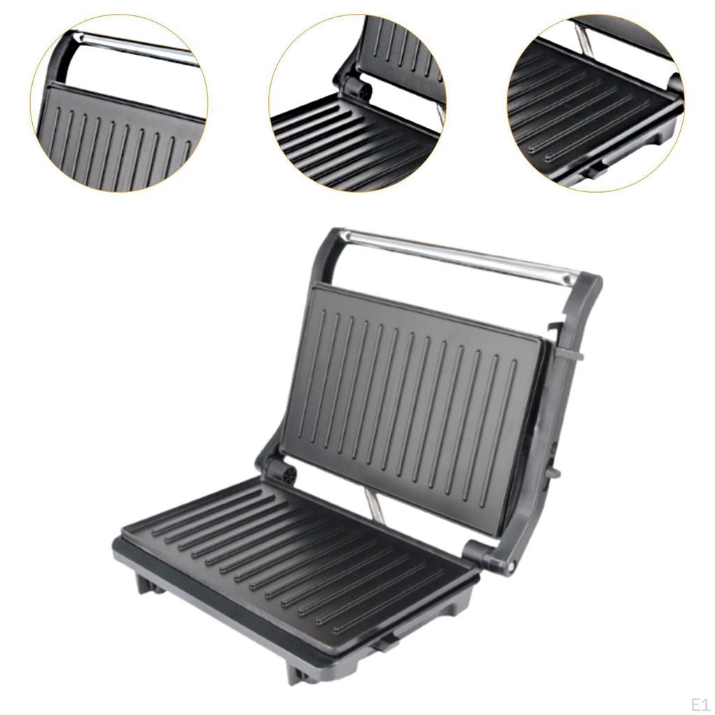 Электрический пресс-гриль для панини, компактный сэндвич-пресс для закусок мощностью 750 Вт