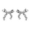 1 Pair Women Shape Stud Ear Earrings Bowknot Studs Cute Piercing Bow Earrings Ear