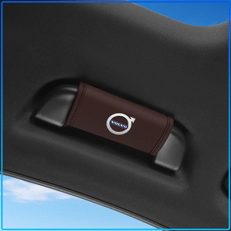 Для Volvo XC60 XC90 S60 S80 S40 V40 V60 V70 V50 XC70 Защитная накладка на ручку потолка салона автомобиля Автомобильные накладки на ручку двери, ручник