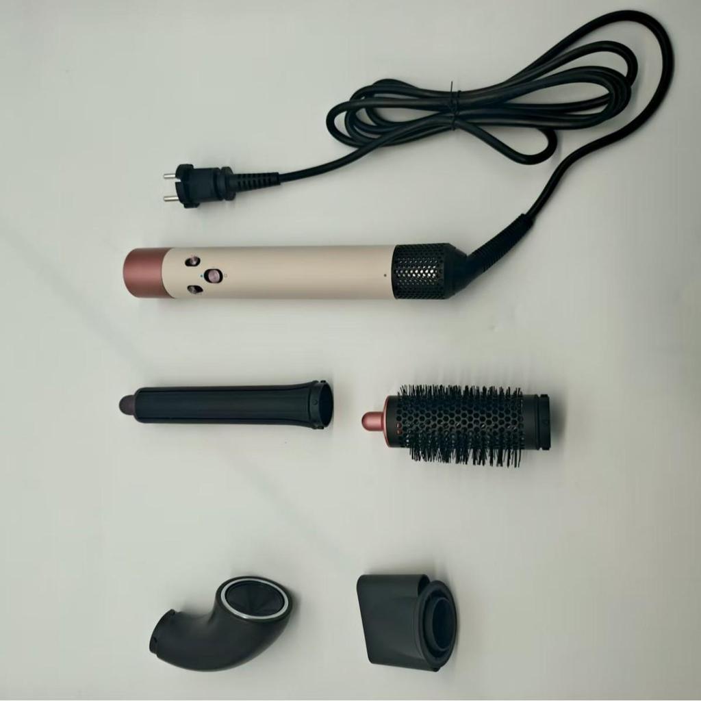 Portable HS05 EU Standard Hair Dryer with Four Nozzles, Constant Temperature, High-Speed & Curling Iron Features