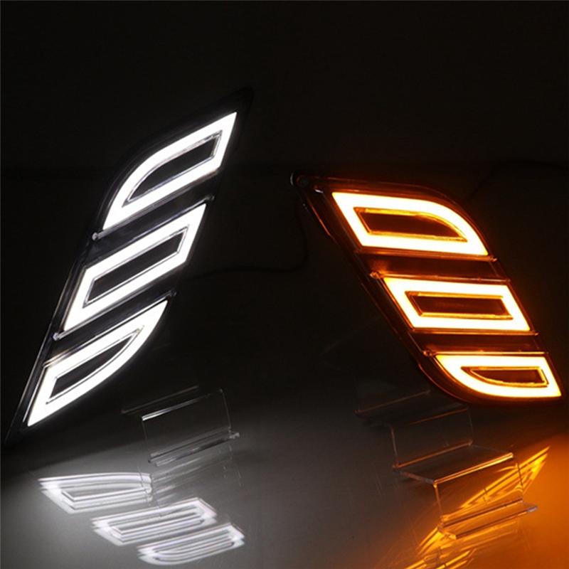 Front Side Fender Light LED Daytime Running Light For Ford F150 Raptor 2016- Side Marker Light Turn Signal Light
