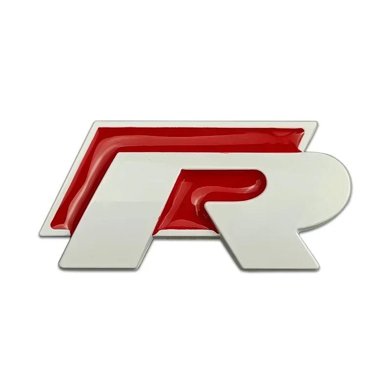 2026 Горячее Для VW VOLKSWAGEN Для Volkswagen VW R Rline Логотип Металлическая Решетка Радиатора Автомобиля Значок Наклейки на Задний Багажник Polo Golf Jetta Beet