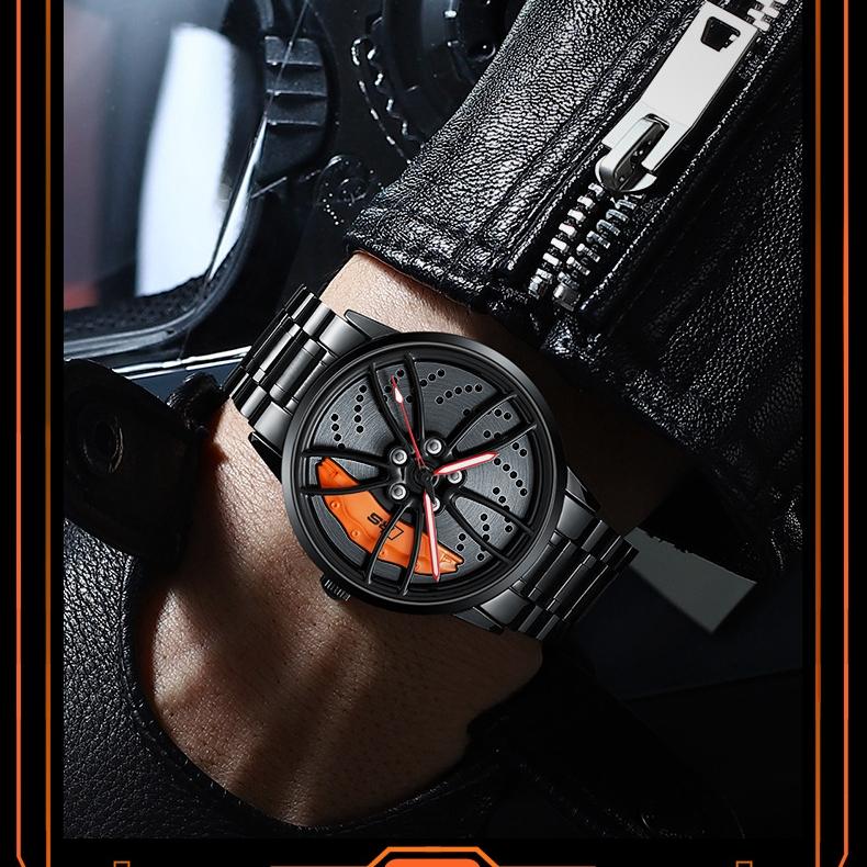 SVJ Wheel Watch Male Rs6 Модификация автомобиля Тема Стереополый поворотный гидравлический стол