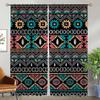 Aztec Anti-mosquito Curtains for Living Room Halloween Decoration Shades Blackout Curtain Tulle for Bedroom Partition Kitchen