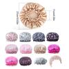 Female Sleeping Hat Supplies Bathroom Products Layers Waterproof High Shower Hair Caps Girl Head Cover Household Using