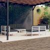 Day and Night - Day and Night Garden Furniture 8 Pieces with Anthracite Pine Wood Cushions
