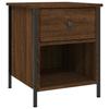 VidaXL Bedside Tables 2pcs Brown Oak 40x42x50cm Engineered Wood 825942