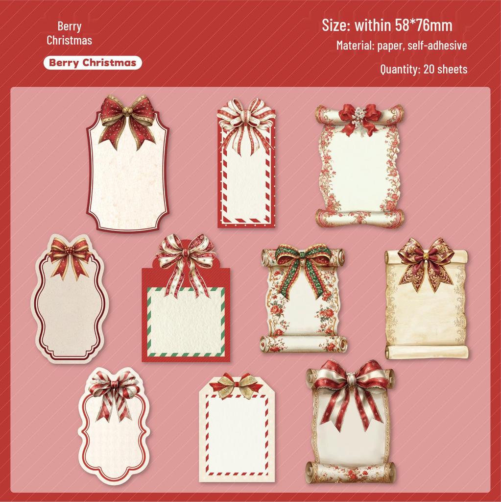 РетроИстория Рукописные Фестивальные Наклейки - Креативный Подарок и Декор для Аккаунта (20 листов для заметок)