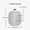 Портативная Bluetooth-колонка Logitech UE WONDERBOOM 3, штекер CN (адаптер в комплекте)
