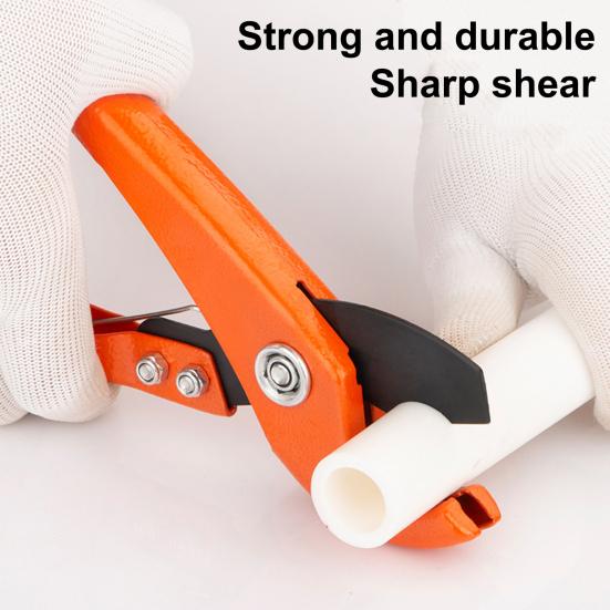 Ножницы для труб, ручка из ПВХ, регулируемый острый, экономичный, автоматический замок, трещотка, многофункциональный резак для шлангов из алюминиевого сплава, сантехник