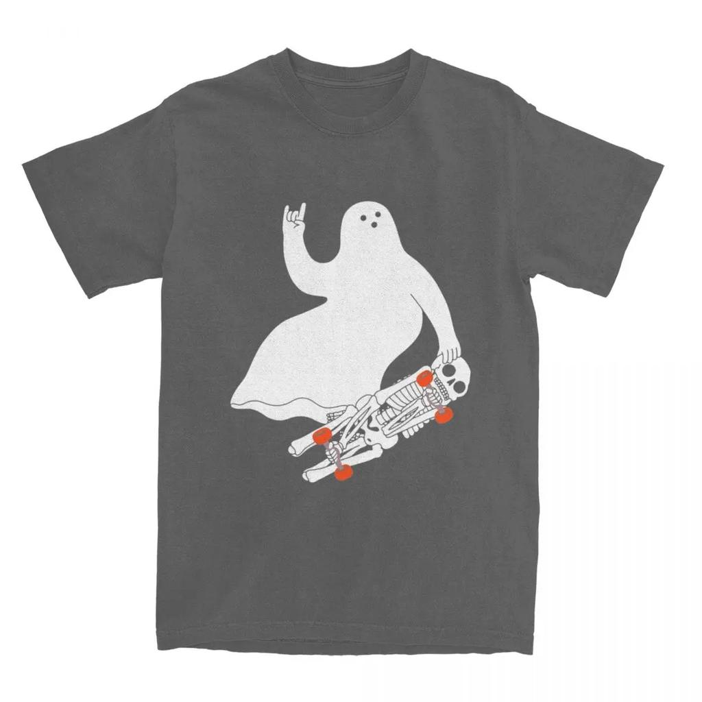 Рубашка Ghost Skateboarding, аксессуары для мужчин и женщин, Pure Hipster Skateboard Lover, футболки с коротким рукавом, летние