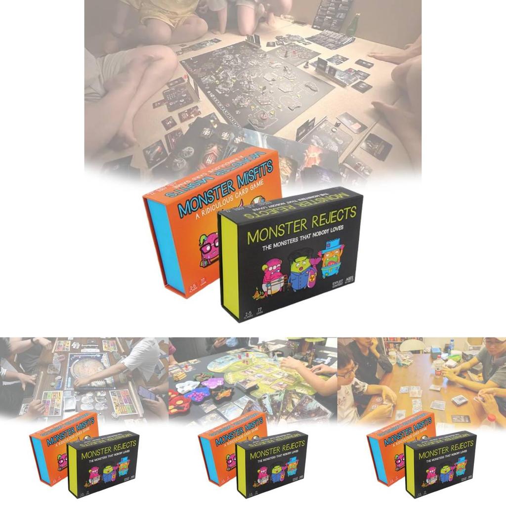 Fun Filled Monster Misfits Rejects Card Game Perfect For Family Bonding And Game Nights