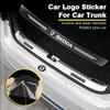Transparent Car Trunk Badge Protective Sticker For Octavia Fabia A7 Kamiq Kapoq Kodiaq Rapid SCALA Superb Yeti Derivati