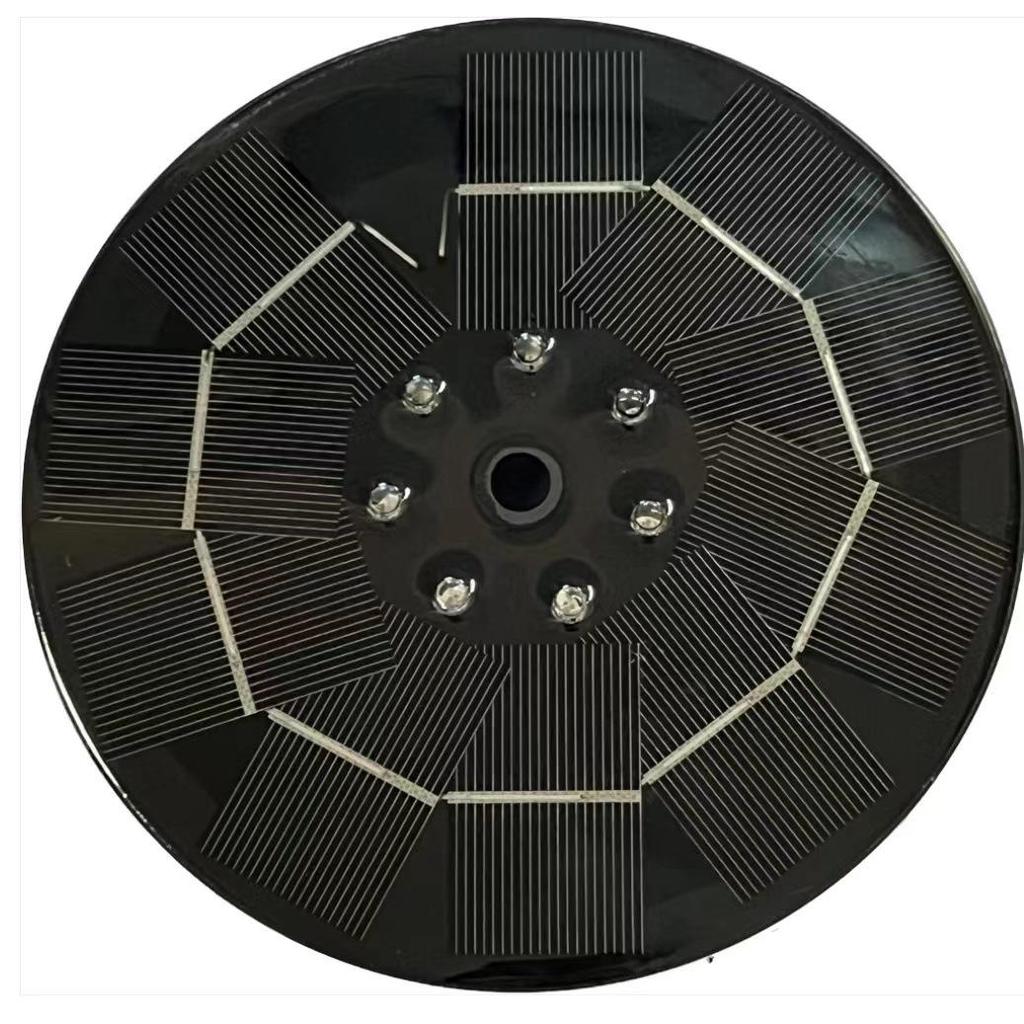 Мощный солнечный плавающий прудный фонтан для аэрации