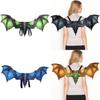 Красочные нетканые крылья дракона для взрослых и подростков, идеально подходящие для мероприятий на Хэллоуин