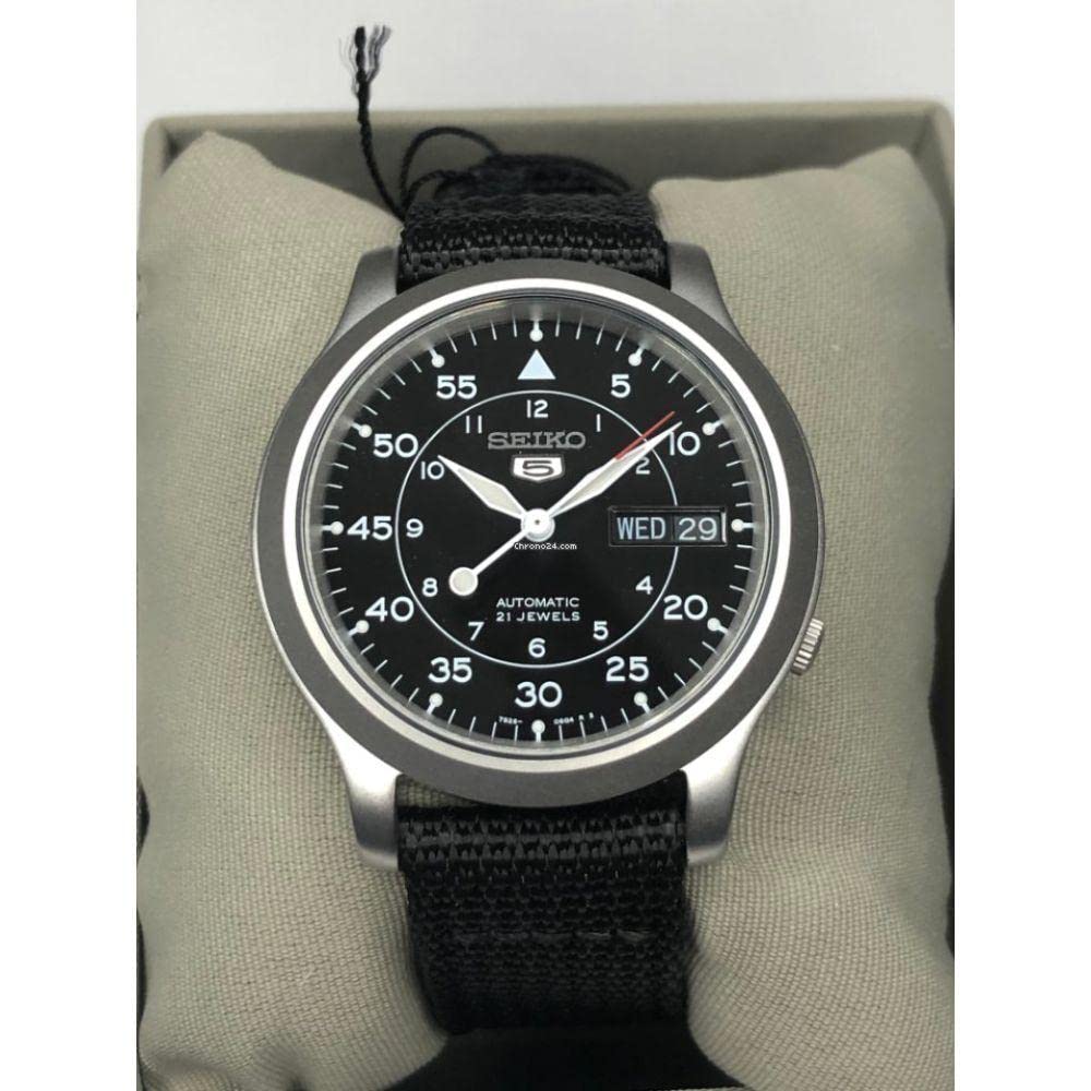 Seiko Импортные часы Overseas Model Mesh Belt Automatic Military Watch Black SNK809K2 [Seiko Import] Мужские [Повторно импортированный продукт] [Повторно импортированный продукт]