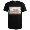 Unisex Summer Tops Tees Size Tshirt Long Beach California Rustic California State Flag (Premium Tshirt) Casual Unisex Tee