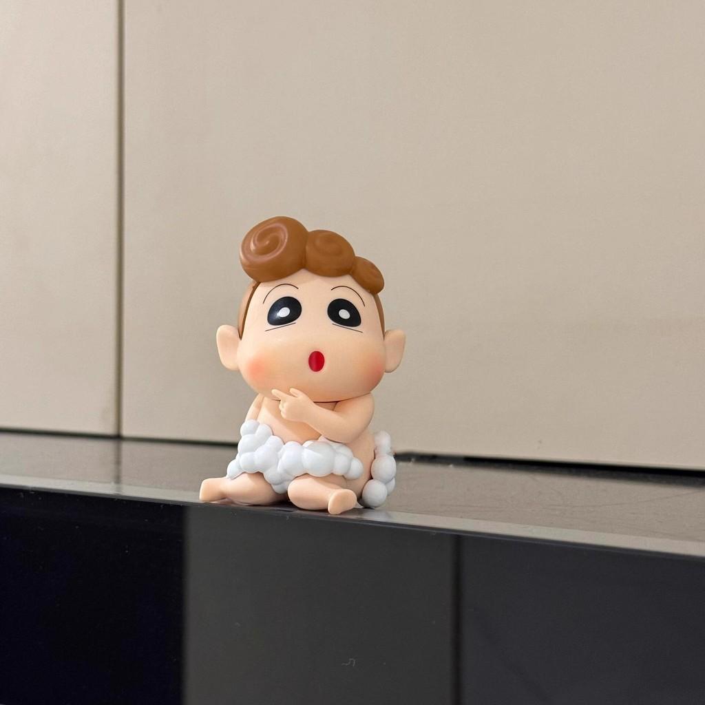 Ванная игрушка-фигурка Крошки-Шин-чан из Эко ПВХ для Декора Ванной Комнаты и Подарка