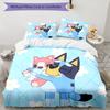 3pcs B-Blucy11 Design Cover Set - HD Printed Bedding with 1 Cover and 2 Pillowcases - Perfect for Home and Dorm Decor
