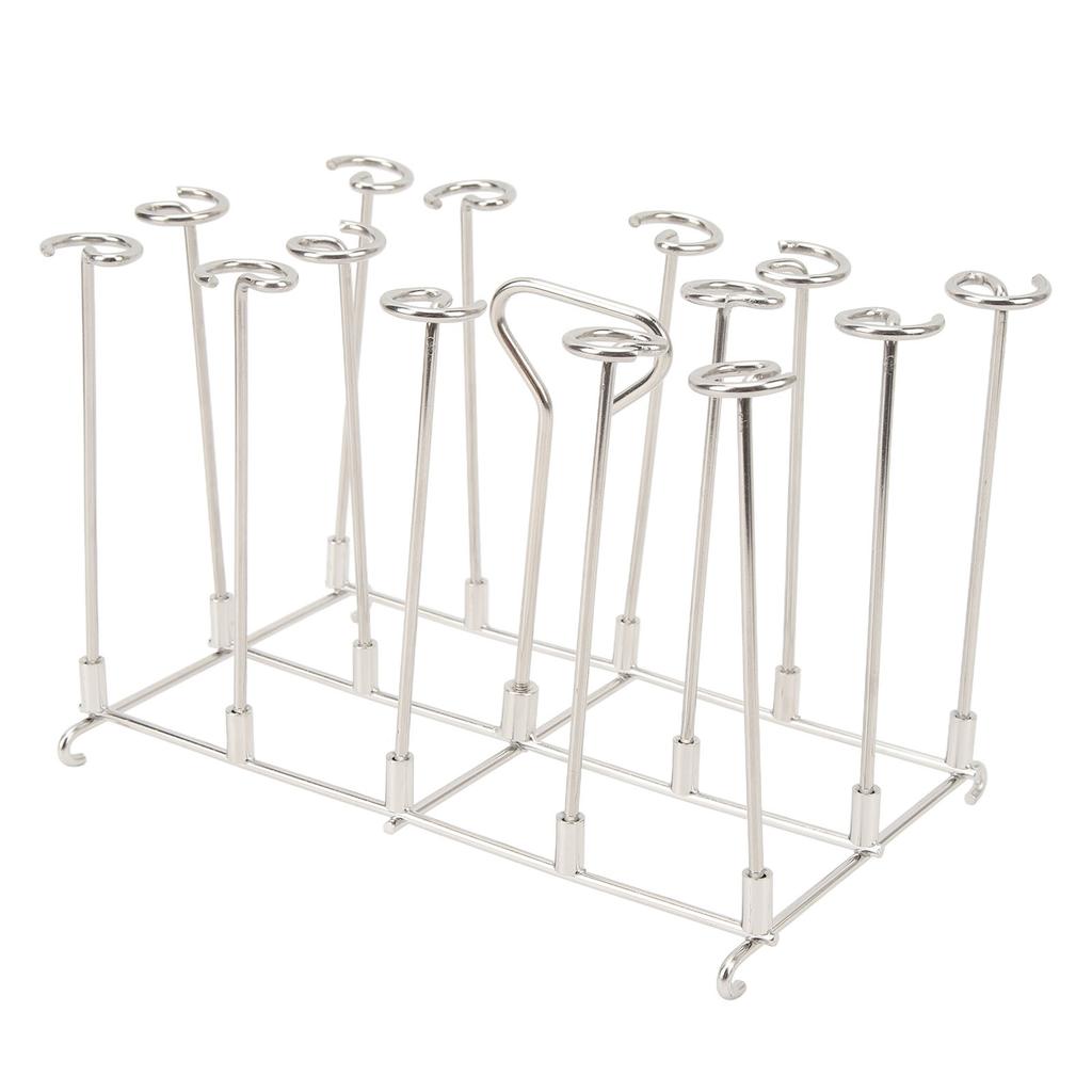 Skewer Stand Fryer Grill Rack Set Stainless Steel Vertical BBQ Grill Rack Round Rotating Fryer