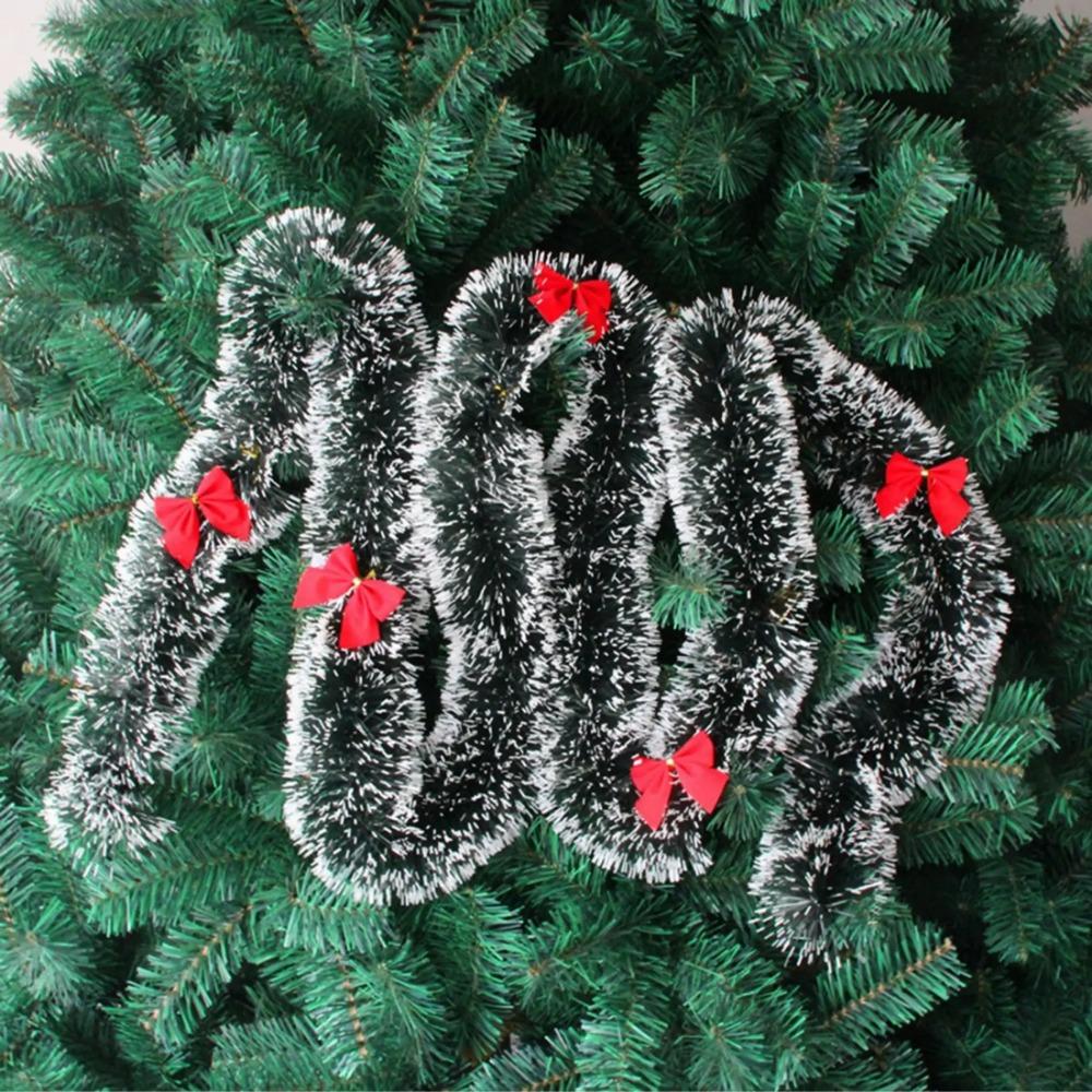1pc-Christmas Eve Decoration Bar Tops Ribbon Garland Christmas Tree Kitchen Ornaments Wedding Party Decoration Prop