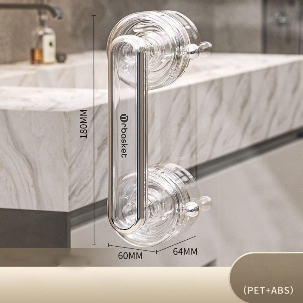 High-quality Anti-slip Suction Cup Handrail Waterproof Reusable Bathroom Grab Removable Window Cabinet Refrigerator Handle