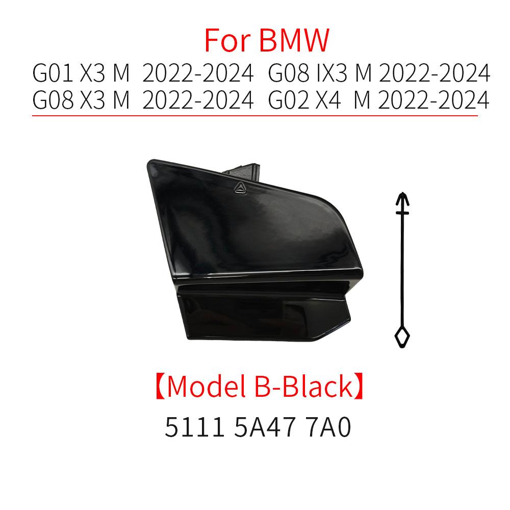Для BMW G01 G02 M Sport Автомобиль Передний Бампер Крышка Заглушка Буксировочного Крюка Аксессуар Черный Для BMW X3 M X4 M Серии 2018-2024 51118064606