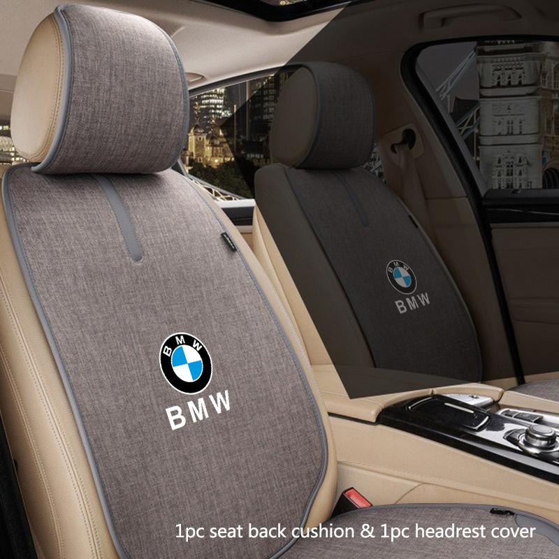 For BMW M Emblem E46 E36 E34 F10 E90 F30 E60 F30 E53 E30 E92 E87 Car Seat Covers Auto Protective Seat Cushion Accessory Sticker VL2