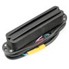 Musiclily Pro Alnico 5 Хамбакер Super Distortion для Stratocaster Электрогитары Черный Черные Полосы ST-DPHA Звукосниматель Одноразмерный, 13.2K, Гитары, Корпус,