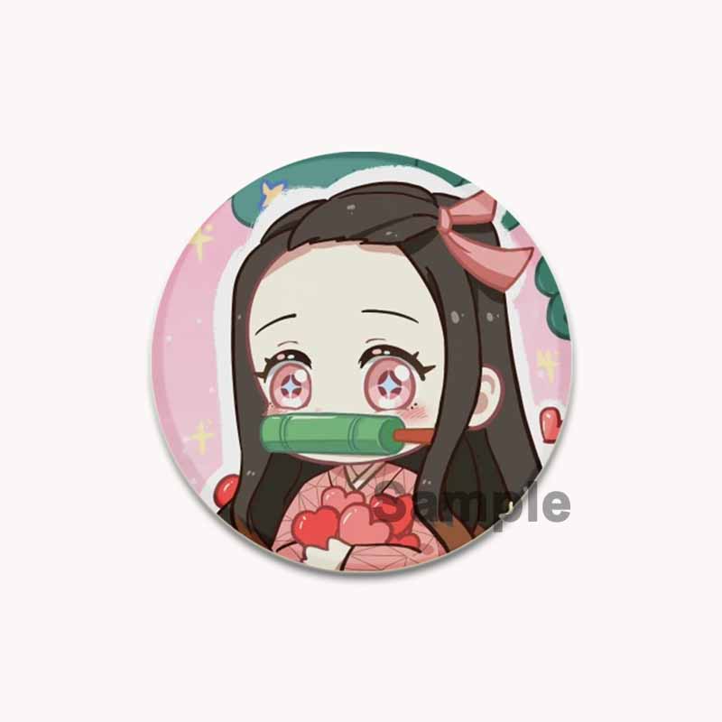32/44/58 мм аниме Камадо Танджиро/Хасибира Иносукэ броши Кочоу Синобу/Камадо Незуко/Цуюри Канао/Агацума Зеницу значок ручной работы, булавка